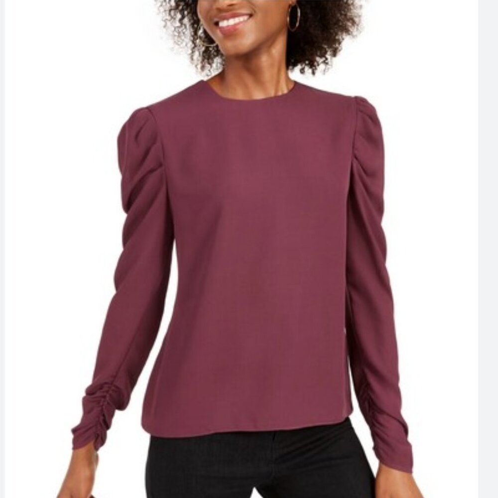 Leyden Women's Puffed-Sleeve Top